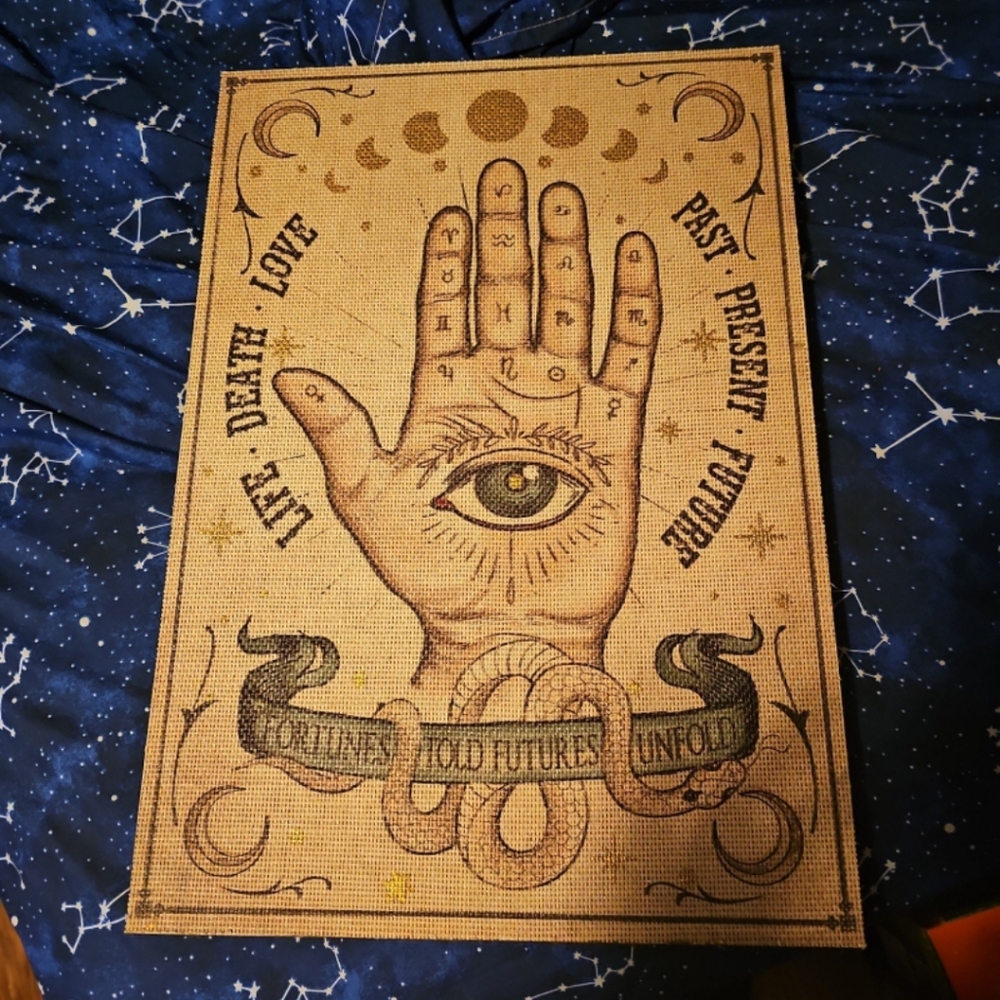 Fortune Teller Halloween Decor Sign